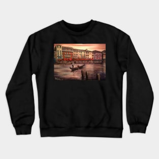 Venice At Sunset Crewneck Sweatshirt